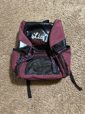Vintage Speedo “triple tribal” backpack 90s